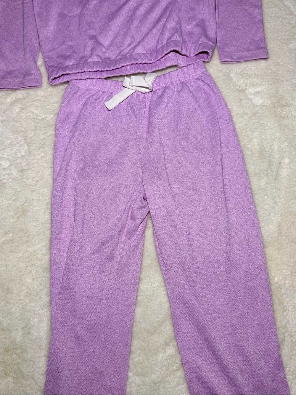 Gap Kids 2 piece pajamas lounge set purple size 8